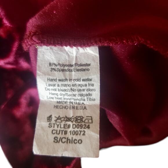 STEPS NY Vintage Crushed Velvet Strapless Bodycon Dress Y2K 90 Small Baddie - Picture 3 of 5